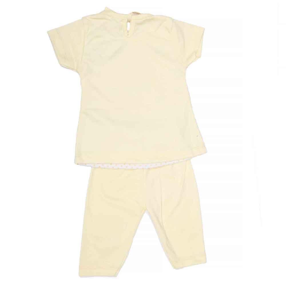 Newborn Girls Suit 2Pcs - Yellow, Kids, NB Girls Sets And Suits, Chase Value, Chase Value