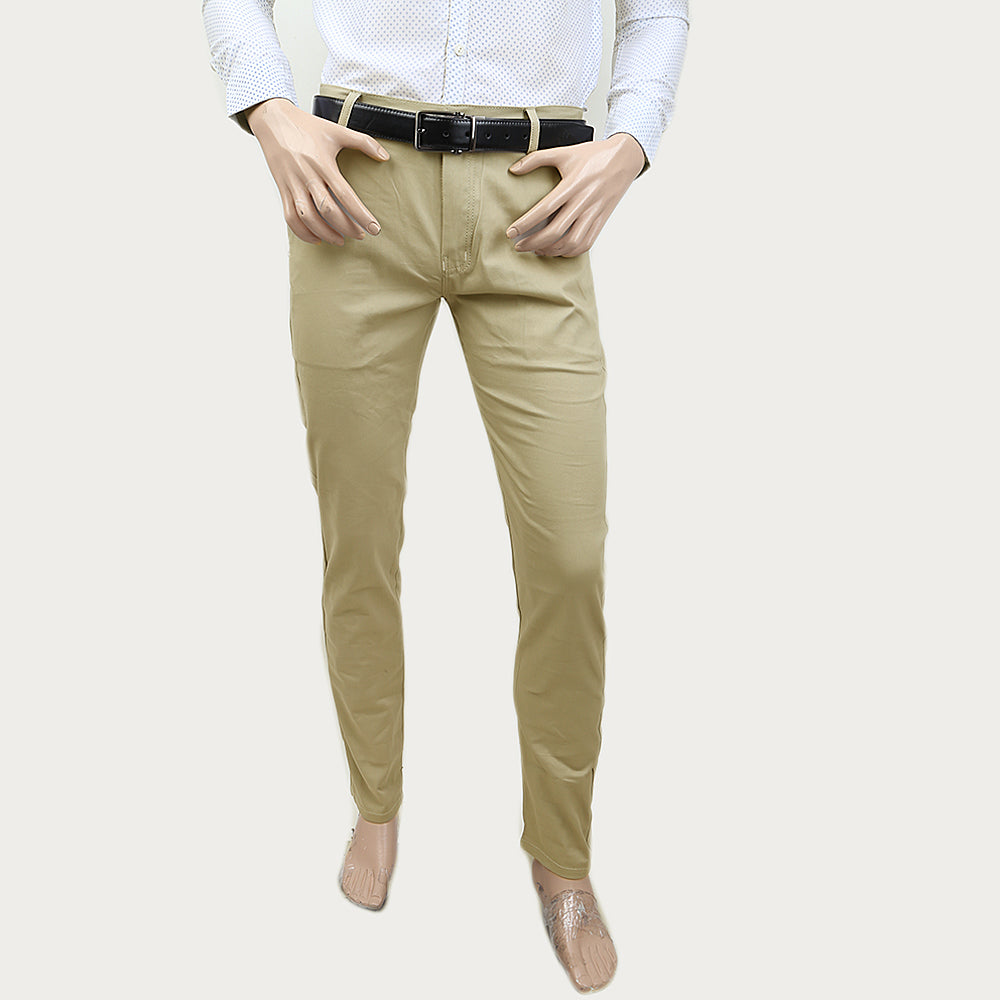 Men's Fancy Cotton Chino Pant - Fawn, Men, Casual Pants And Jeans, Chase Value, Chase Value
