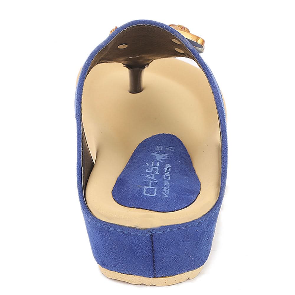 Girls Slipper (G-551) - Blue, Kids, Girls Slippers, Chase Value, Chase Value