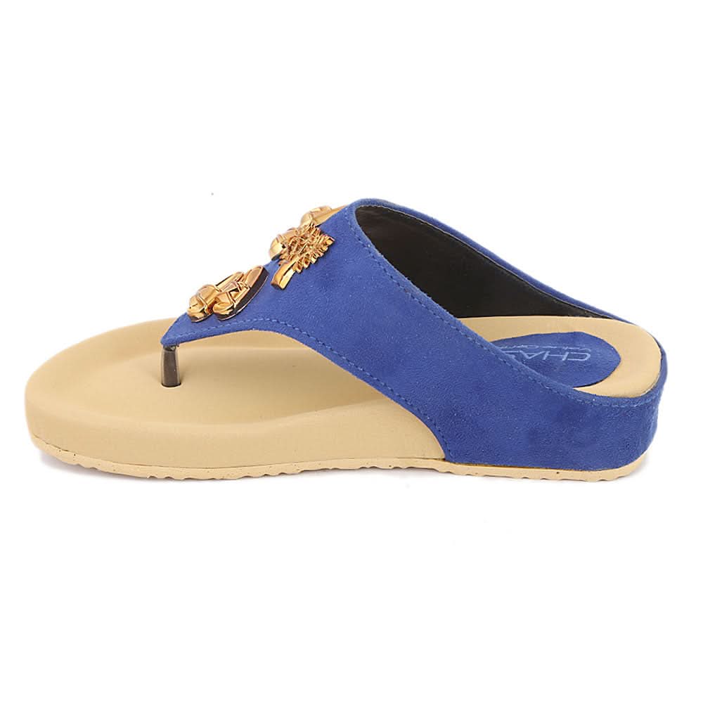Girls Slipper (G-551) - Blue, Kids, Girls Slippers, Chase Value, Chase Value