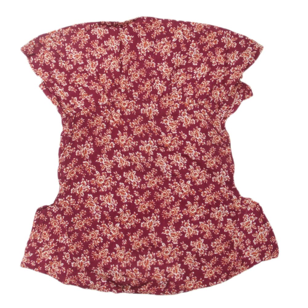 Girls Woven Half Sleeves Top - Dark Purple, Kids, Tops, Chase Value, Chase Value