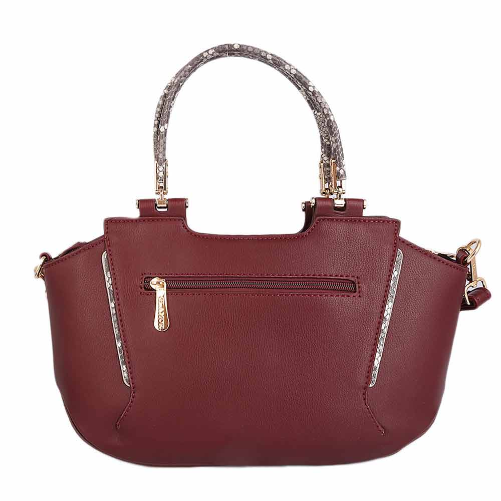 Women`s Handbag G1107 - Maroon, Women, Bags, Chase Value, Chase Value