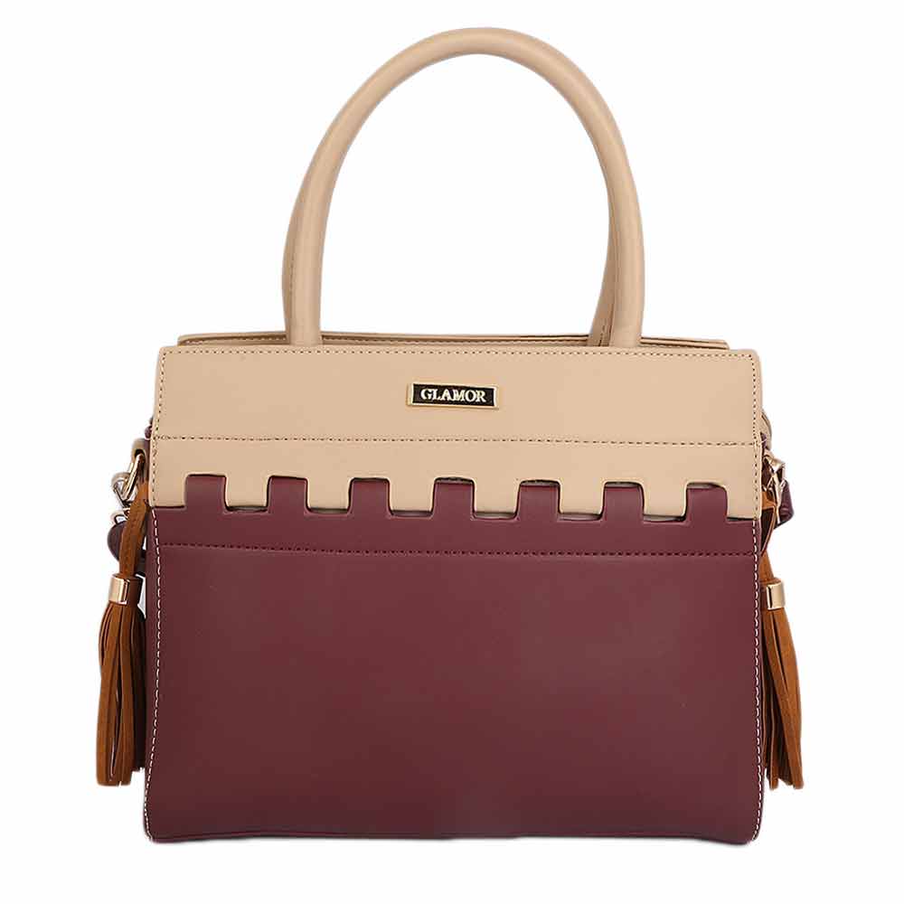 Women`s Handbag G1038 - Maroon, Women, Bags, Chase Value, Chase Value