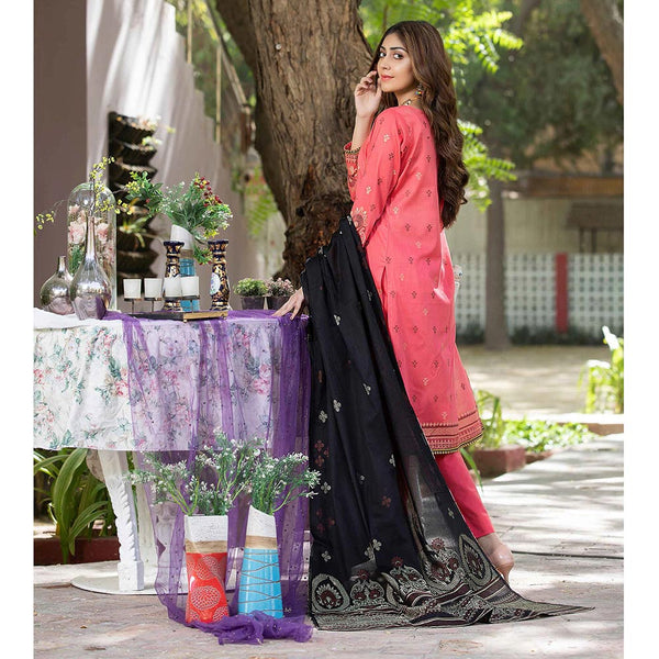 GUL E BAHAR Jacquard Banarsi Lawn 3 Pcs Un-Stitched Suit Vol 1 - 9, Women, 3Pcs Shalwar Suit, Rana Arts, Chase Value