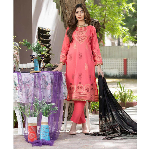 GUL E BAHAR Jacquard Banarsi Lawn 3 Pcs Un-Stitched Suit Vol 1 - 9, Women, 3Pcs Shalwar Suit, Rana Arts, Chase Value