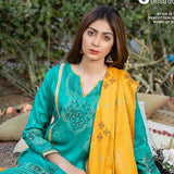 GUL E BAHAR Jacquard Banarsi Lawn 3 Pcs Un-Stitched Suit Vol 1 - 10, Women, 3Pcs Shalwar Suit, Rana Arts, Chase Value