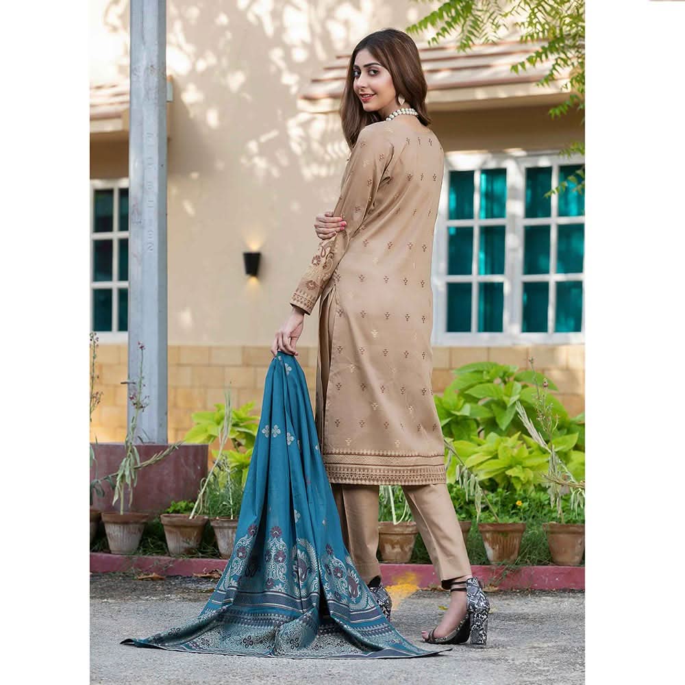 GUL E BAHAR Jacquard Banarsi Lawn 3 Pcs Un-Stitched Suit Vol 1 - 2, Women, 3Pcs Shalwar Suit, Rana Arts, Chase Value