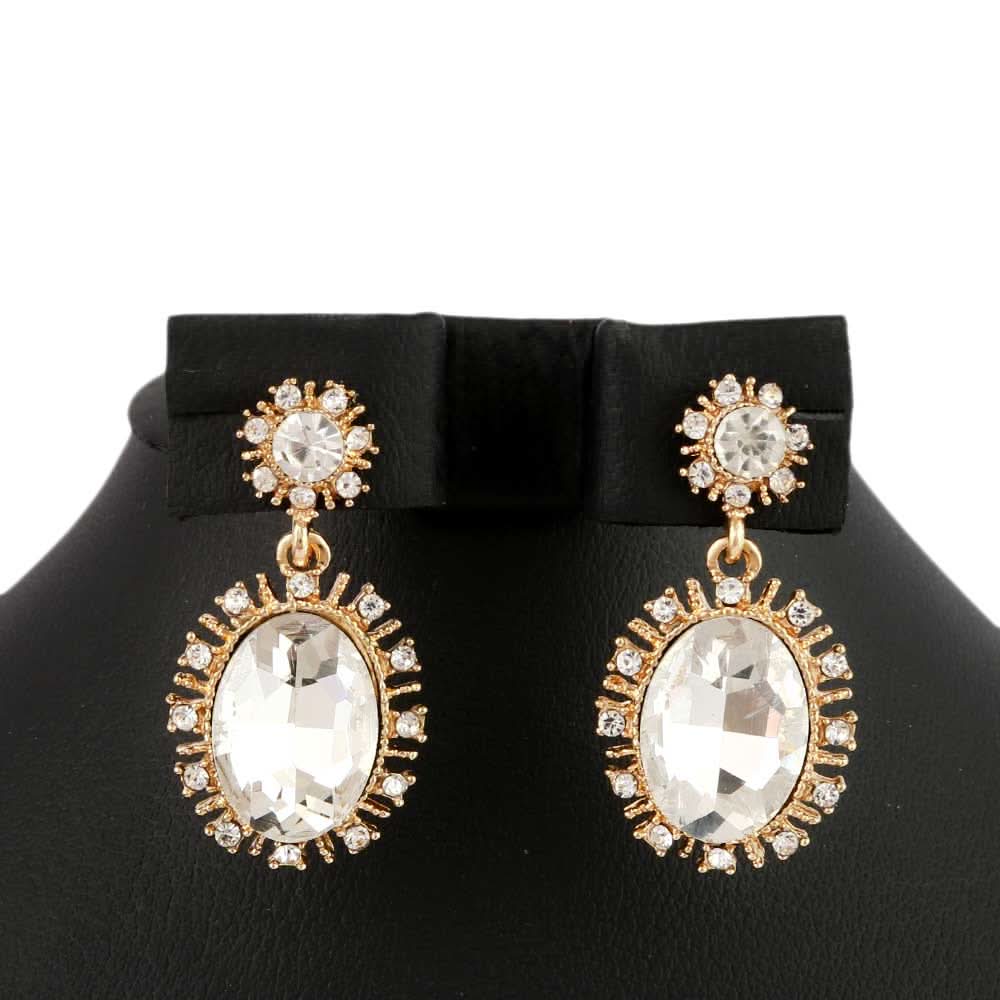 Women's Fancy Earrings - Golden White, Jewellery, Chase Value, Chase Value