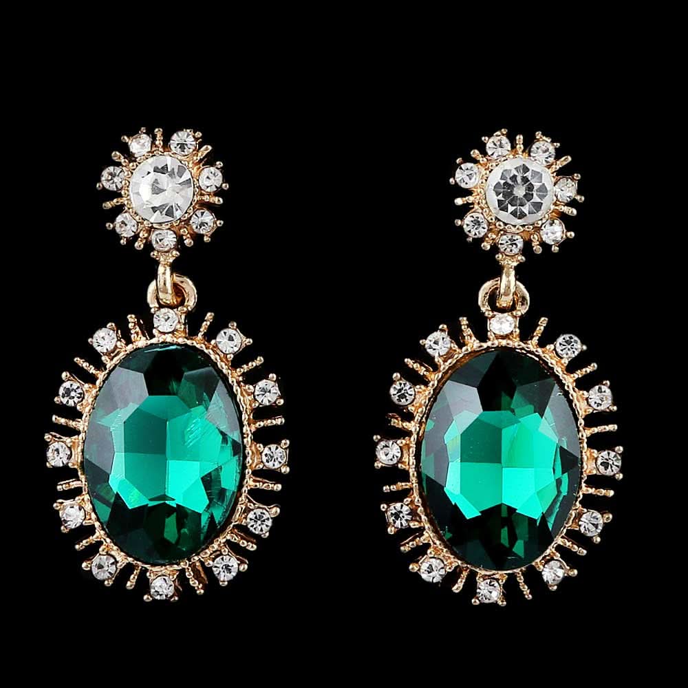Women's Fancy Earrings - Golden Green, Jewellery, Chase Value, Chase Value