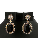 Women's Fancy Earrings - Golden Black, Jewellery, Chase Value, Chase Value