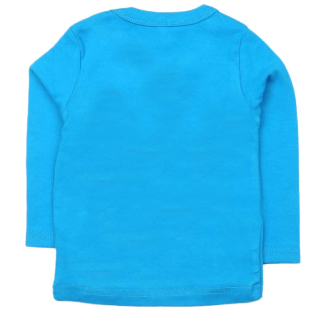 Boys Full Sleeves T-Shirt - Blue, Kids, Boys T-Shirts, Chase Value, Chase Value