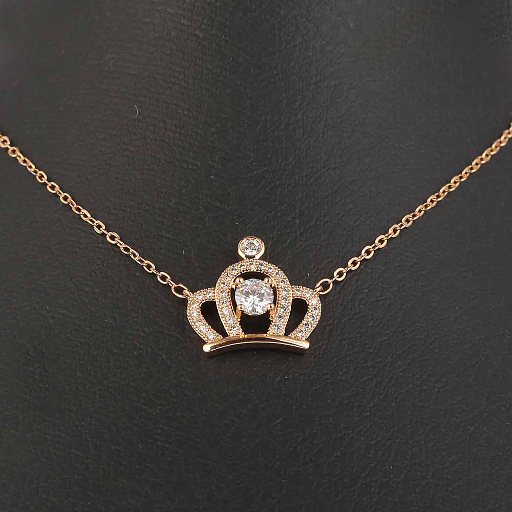 Women's Zircon Chain & Locket - Golden, Women, Chains & Lockets, Chase Value, Chase Value