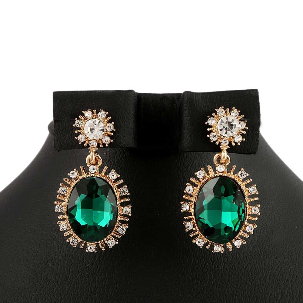 Women's Fancy Earrings - Golden Green, Jewellery, Chase Value, Chase Value