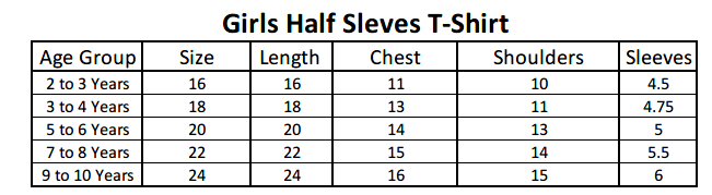 Girls Half Sleeves T-Shirt - Yellow, Kids, Girls T-Shirts, Chase Value, Chase Value