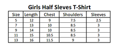 Girls Half Sleeves T-Shirt A08 - Pink, Kids, Girls T-Shirts, Chase Value, Chase Value