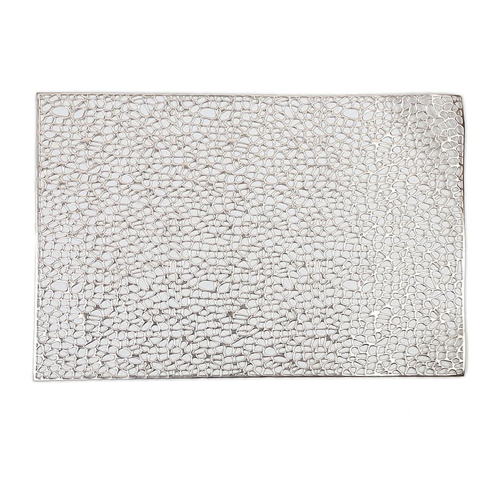 Table Mat Vinyl 6 Pcs Set - G - Golden, Home & Lifestyle, Mats, Chase Value, Chase Value