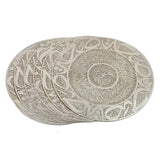 Table Mat Vinyl 6 Pcs Set - I - Golden, Home & Lifestyle, Mats, Chase Value, Chase Value