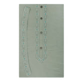Men's Mashriq Embroidered Un-Stitched Suit - Green, Men, Unstitched Fabric, Chase Value, Chase Value