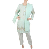 Women's Embroidered Fancy 3Pcs Suit - Green, Women, Shalwar Suits, Chase Value, Chase Value