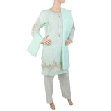 Women's Embroidered Fancy 3Pcs Suit - Green, Women, Shalwar Suits, Chase Value, Chase Value