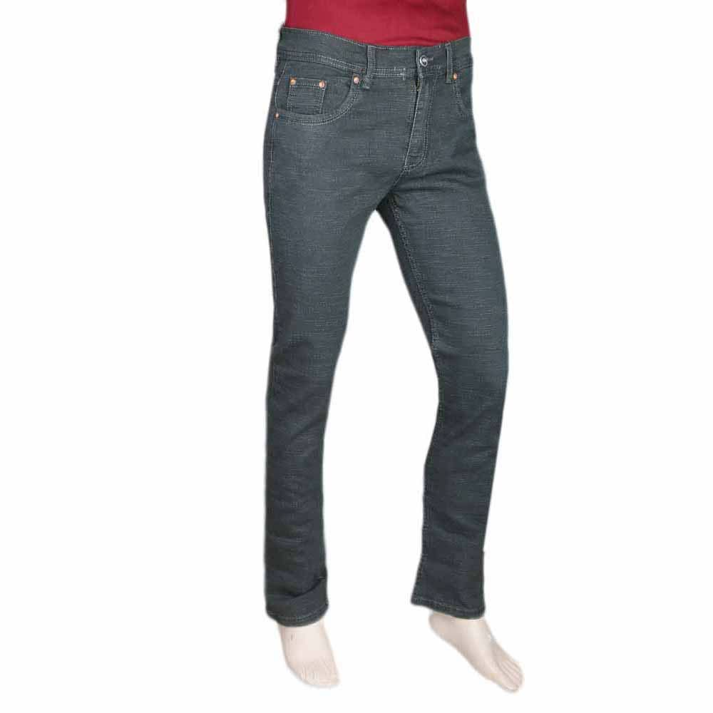 Men's Slim Fit Jeans Pant - Green, Men, Casual Pants And Jeans, Chase Value, Chase Value