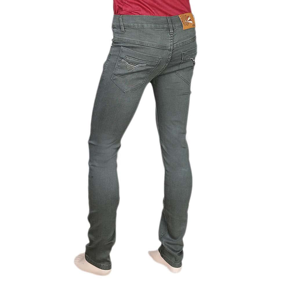 Men's Slim Fit Jeans Pant - Green, Men, Casual Pants And Jeans, Chase Value, Chase Value