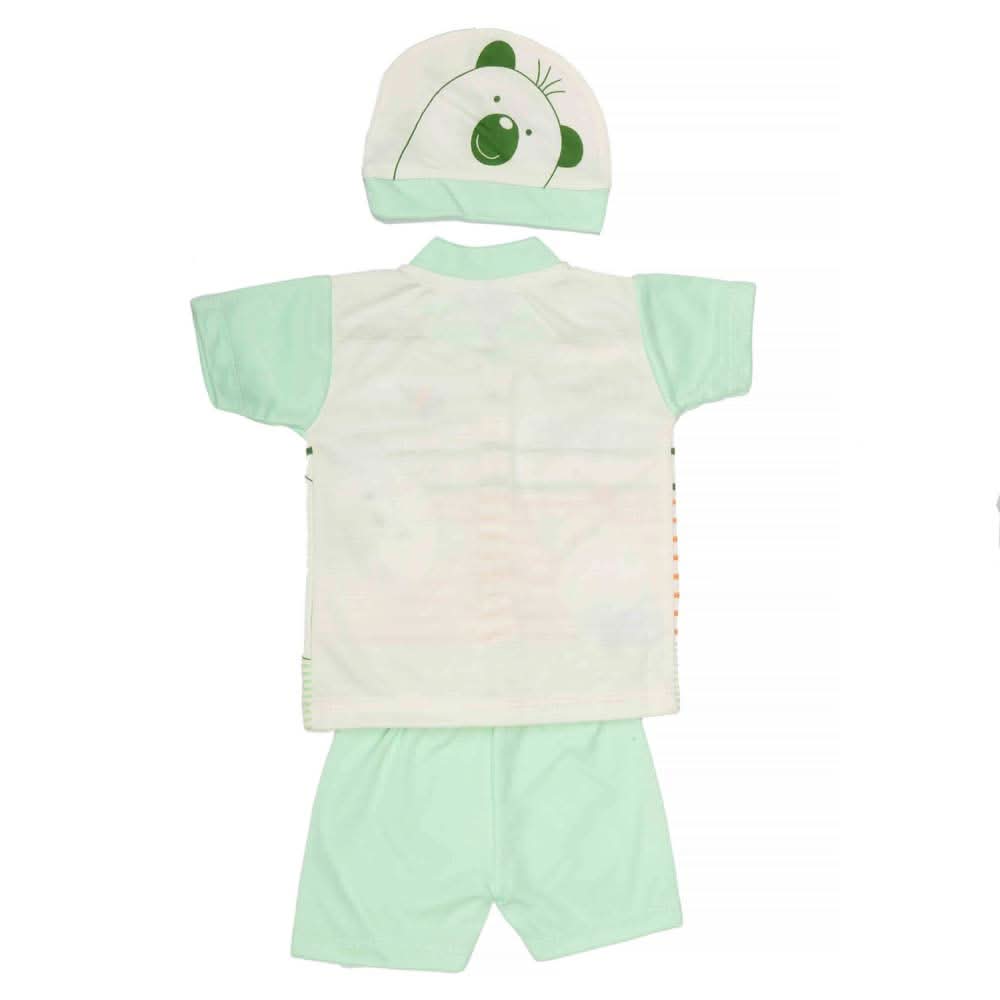 Newborn Unisex Suits 3Pcs - Green, Kids, NB Girls Sets And Suits, Chase Value, Chase Value