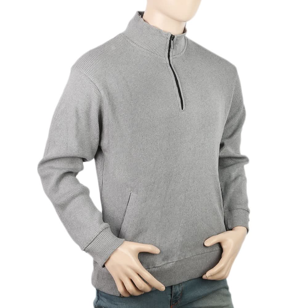 Men's Full Sleeves Fancy Jumper - Grey, Men, Sweater and Sweat Shirts, Chase Value, Chase Value