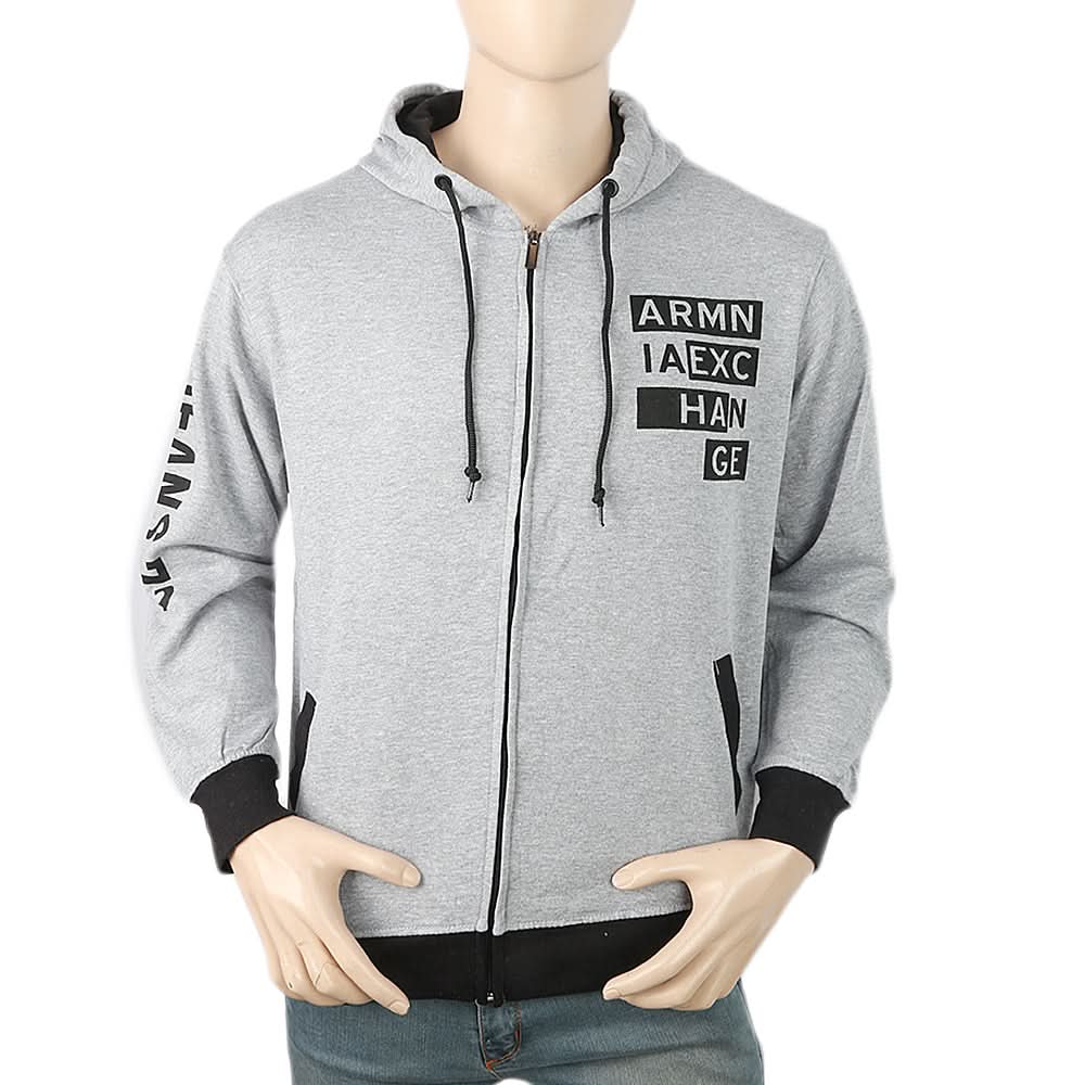 Men's Fleece Zip Jacket - Grey, Men, Jackets and Hoodies, Chase Value, Chase Value