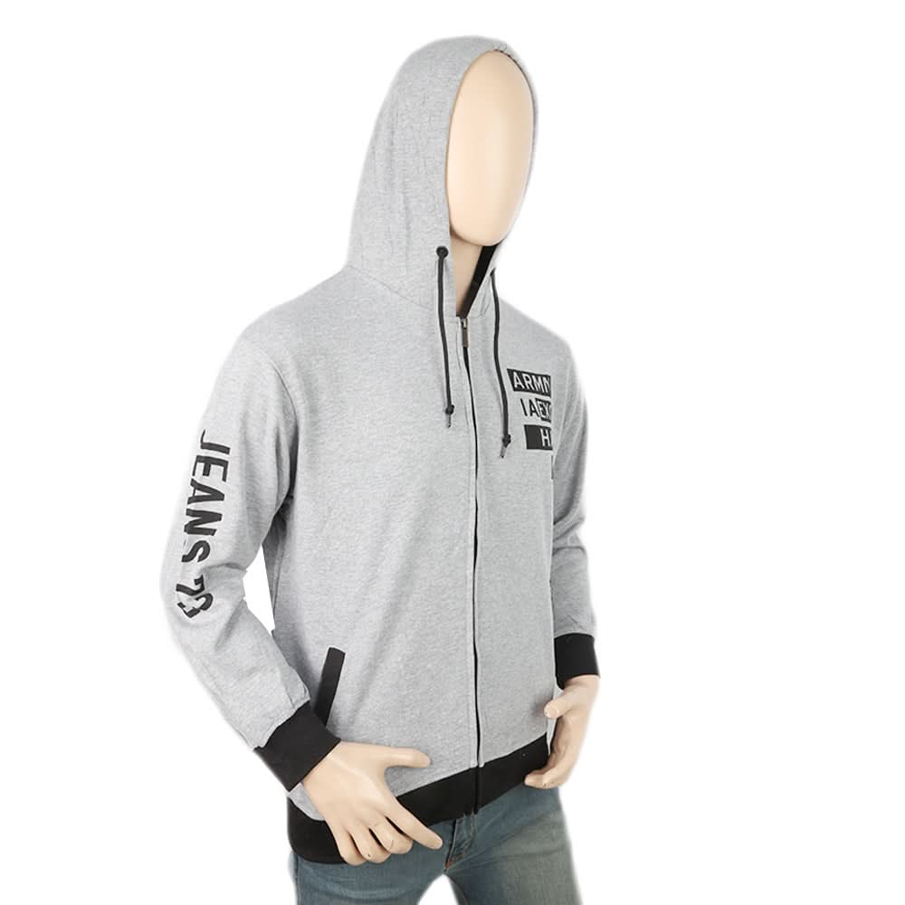 Men's Fleece Zip Jacket - Grey, Men, Jackets and Hoodies, Chase Value, Chase Value