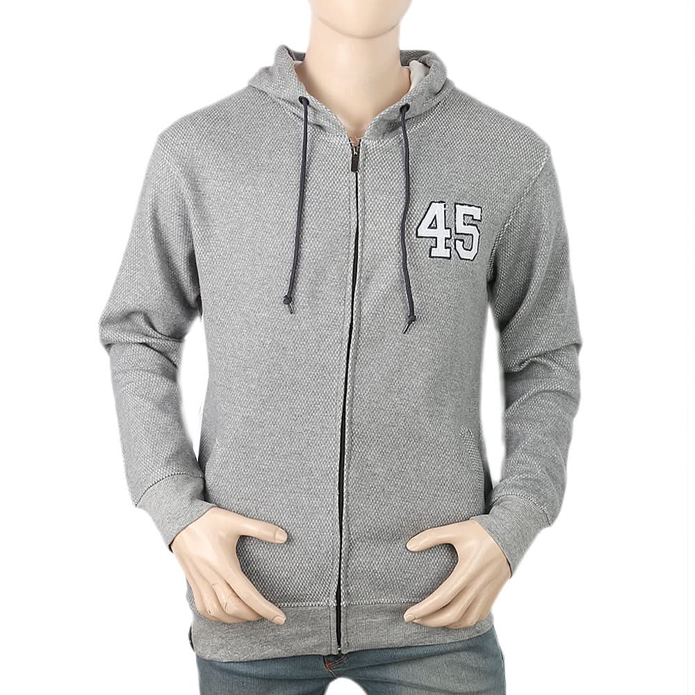 Men's Fleece Zip Jacket - Grey, Men, Jackets and Hoodies, Chase Value, Chase Value
