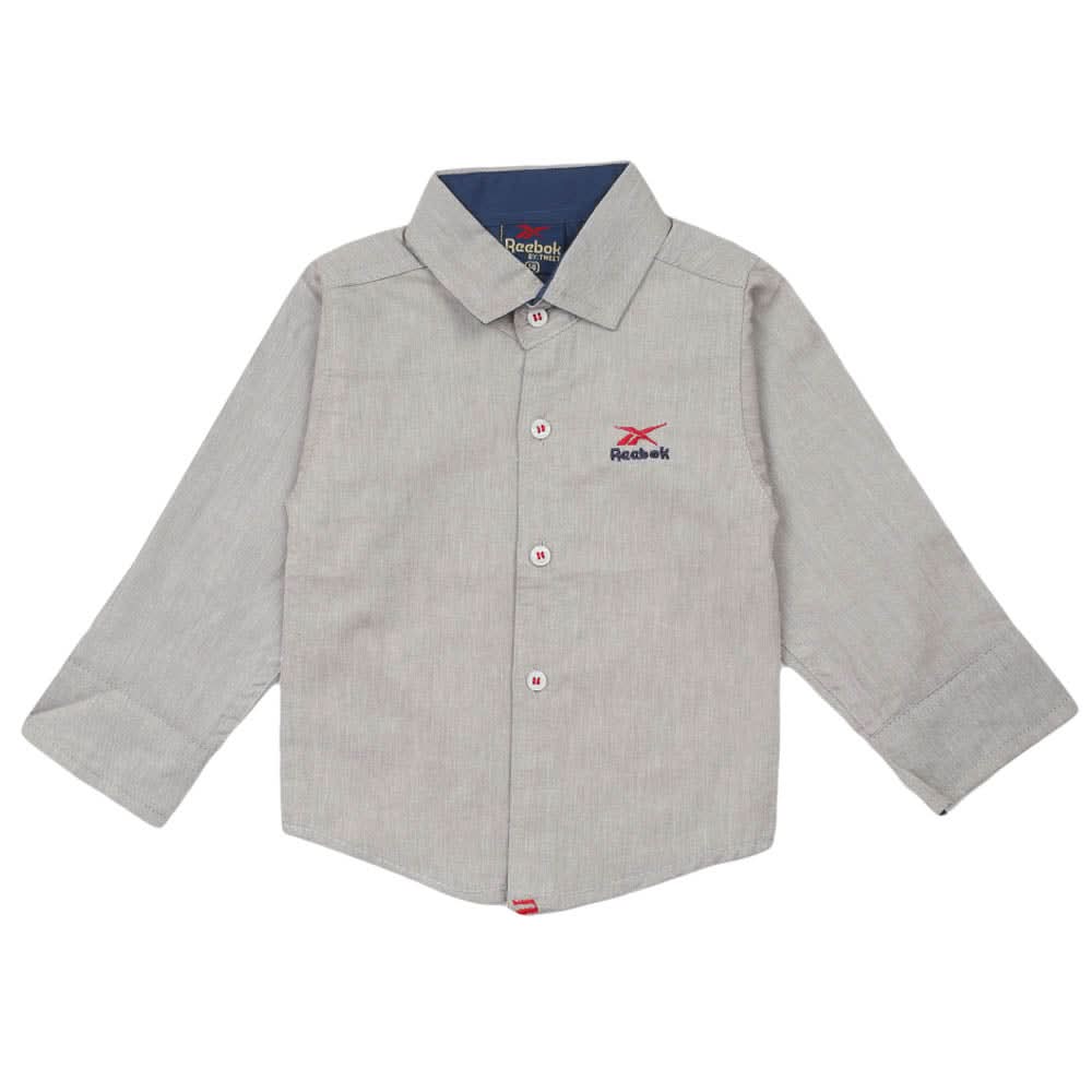 Boys Full Sleeves Casual Shirt - Grey, Boys Shirts, Chase Value, Chase Value