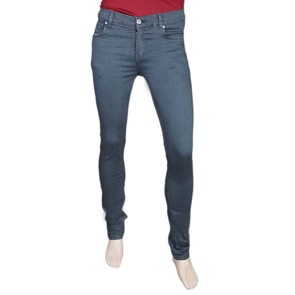 Men's Slim Fit Jeans Pant - Grey, Men, Casual Pants And Jeans, Chase Value, Chase Value