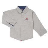 Boys Full Sleeves Casual Shirt - Grey, Boys Shirts, Chase Value, Chase Value