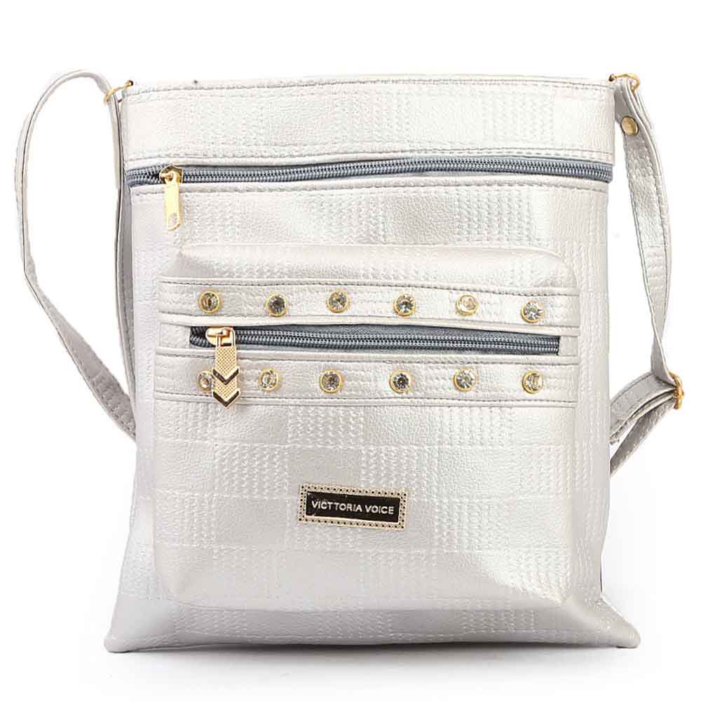 Women's Shoulder 7576 - Grey, Women, Bags, Chase Value, Chase Value