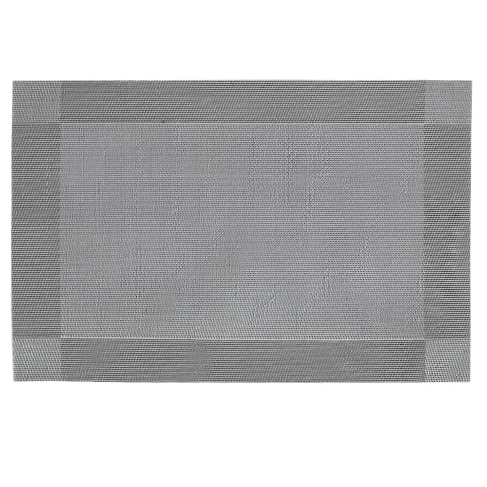 Table Mat with Runner - 7Pcs - Grey, Home & Lifestyle, Mats, Chase Value, Chase Value