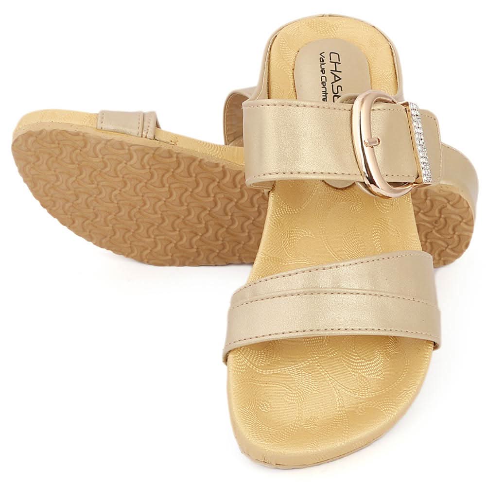 Women's Softy Slipper ( H2 ) - Golden, Women, Slippers, Chase Value, Chase Value