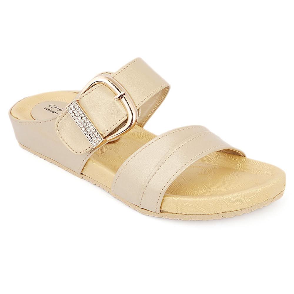 Women's Softy Slipper ( H2 ) - Golden, Women, Slippers, Chase Value, Chase Value