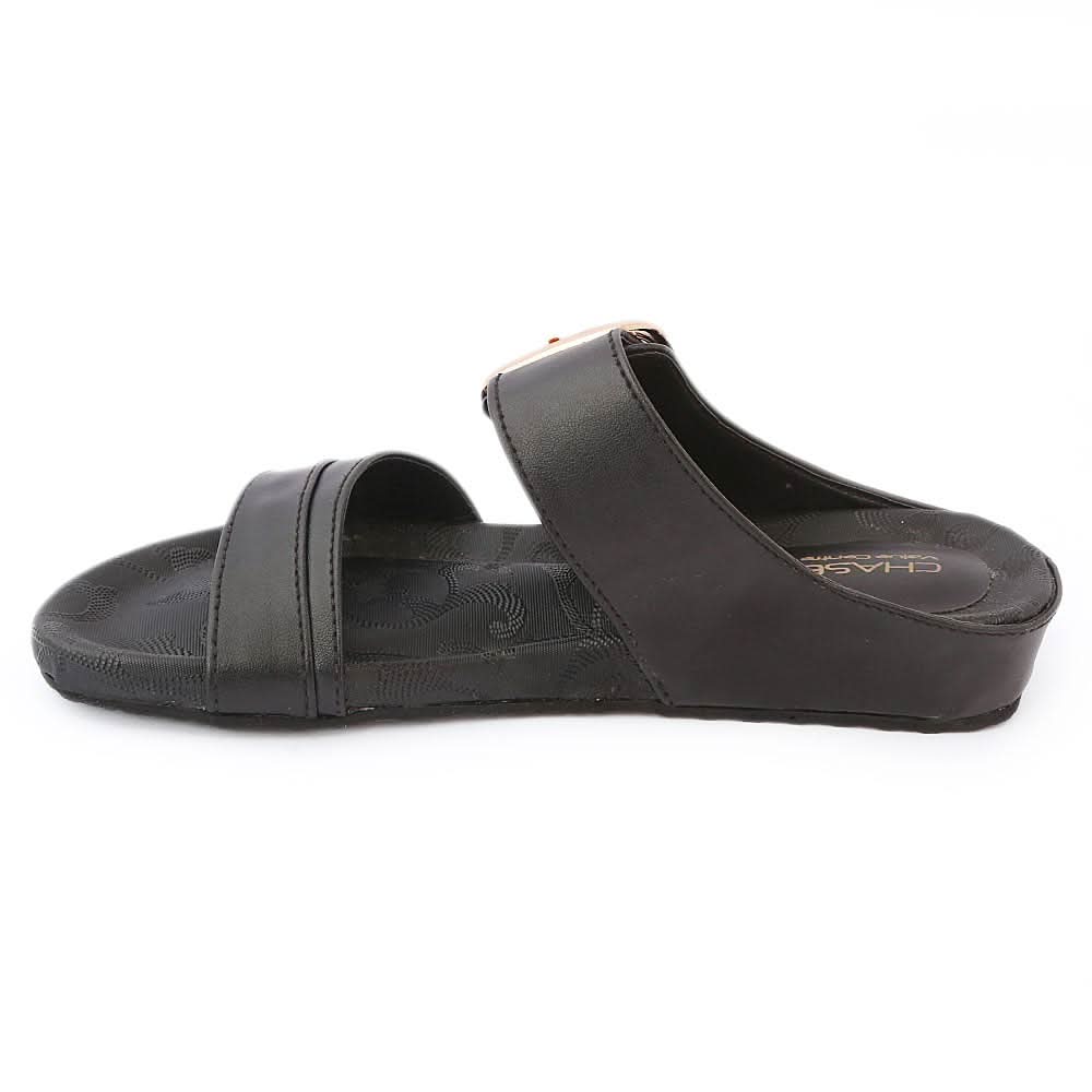 Women's Softy Slipper ( H2 ) - Black, Women, Slippers, Chase Value, Chase Value