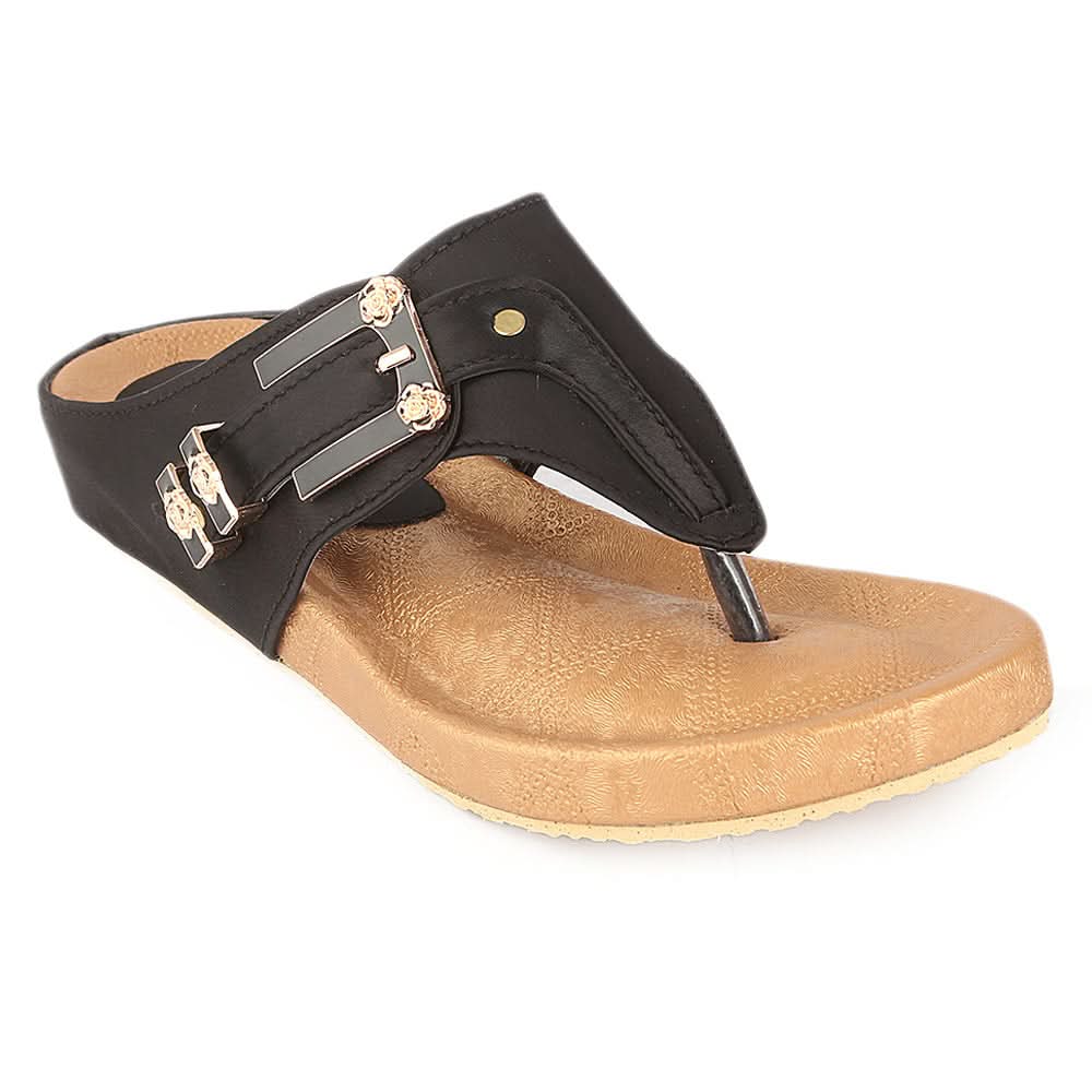 Women's Softy Slipper (H-550) - Black - test-store-for-chase-value