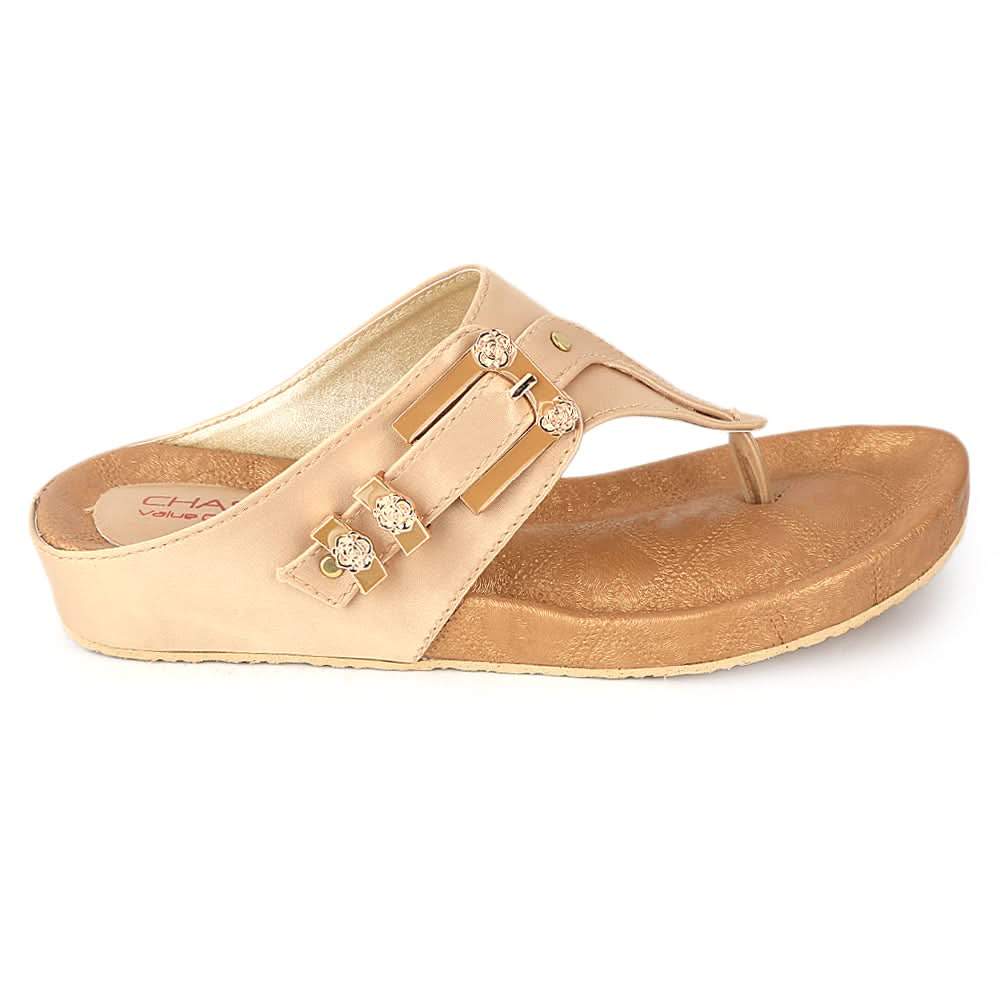 Women's Softy Slipper (H-550) - Fawn, Women, Slippers, Chase Value, Chase Value
