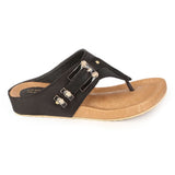 Women's Softy Slipper (H-550) - Black - test-store-for-chase-value