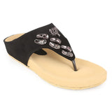 Women's Softy Slipper (H-551) - Black - test-store-for-chase-value
