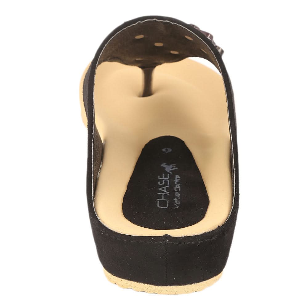 Women's Softy Slipper (H-551) - Black - test-store-for-chase-value