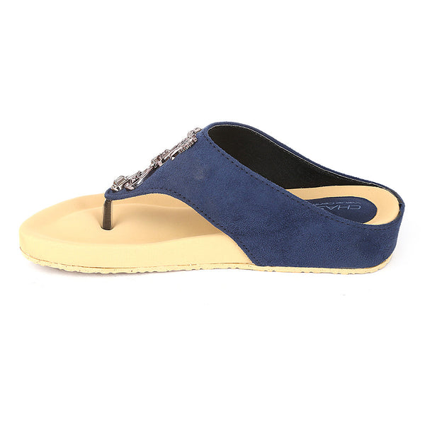 Women's Softy Slipper (H-551) - Blue - test-store-for-chase-value