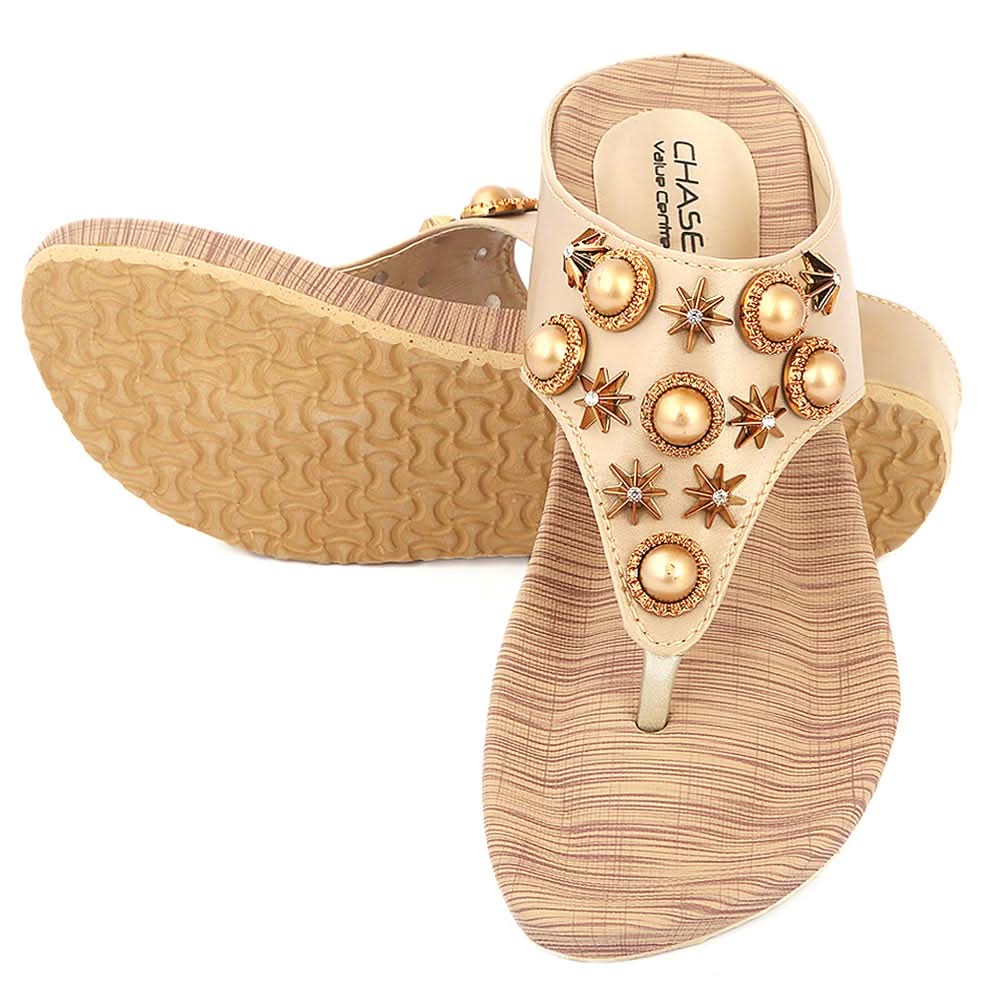 Women's Softy Slipper ( H553 ) - Fawn, Women, Slippers, Chase Value, Chase Value