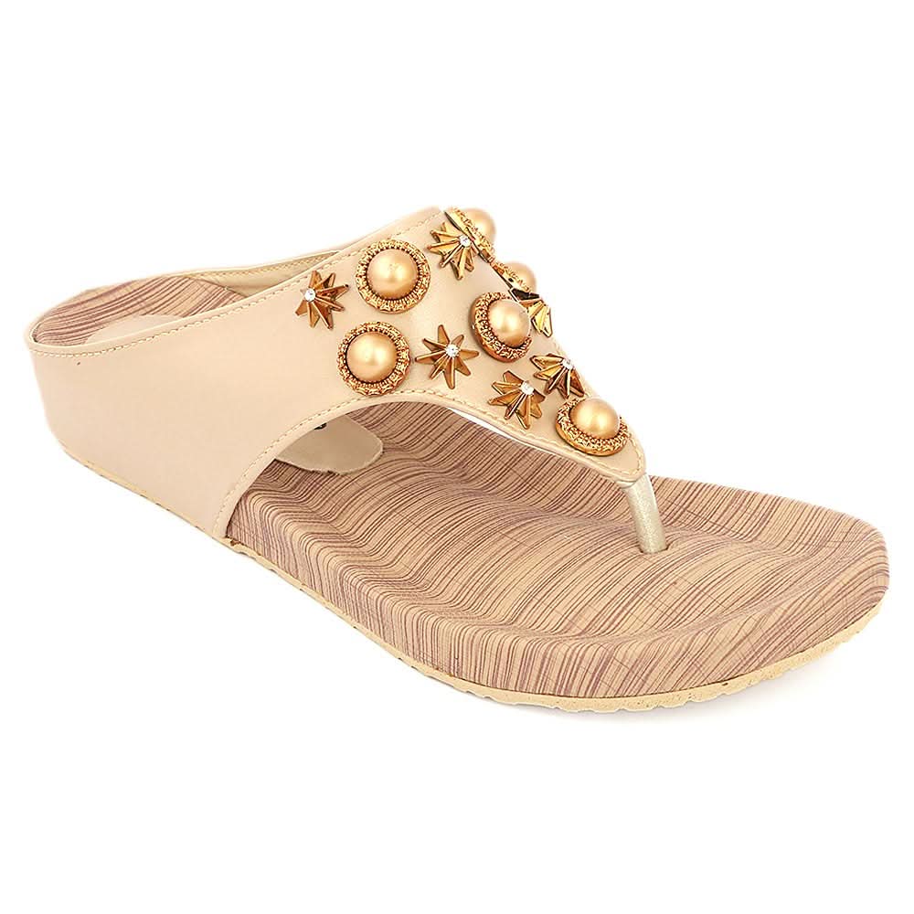 Women's Softy Slipper ( H553 ) - Fawn, Women, Slippers, Chase Value, Chase Value