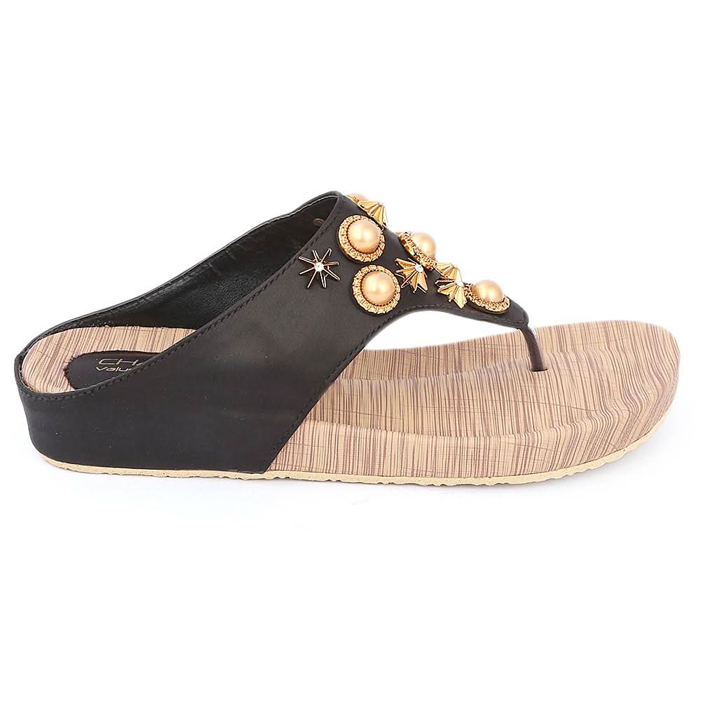 Women's Softy Slipper ( H553 ) - Black, Women, Slippers, Chase Value, Chase Value