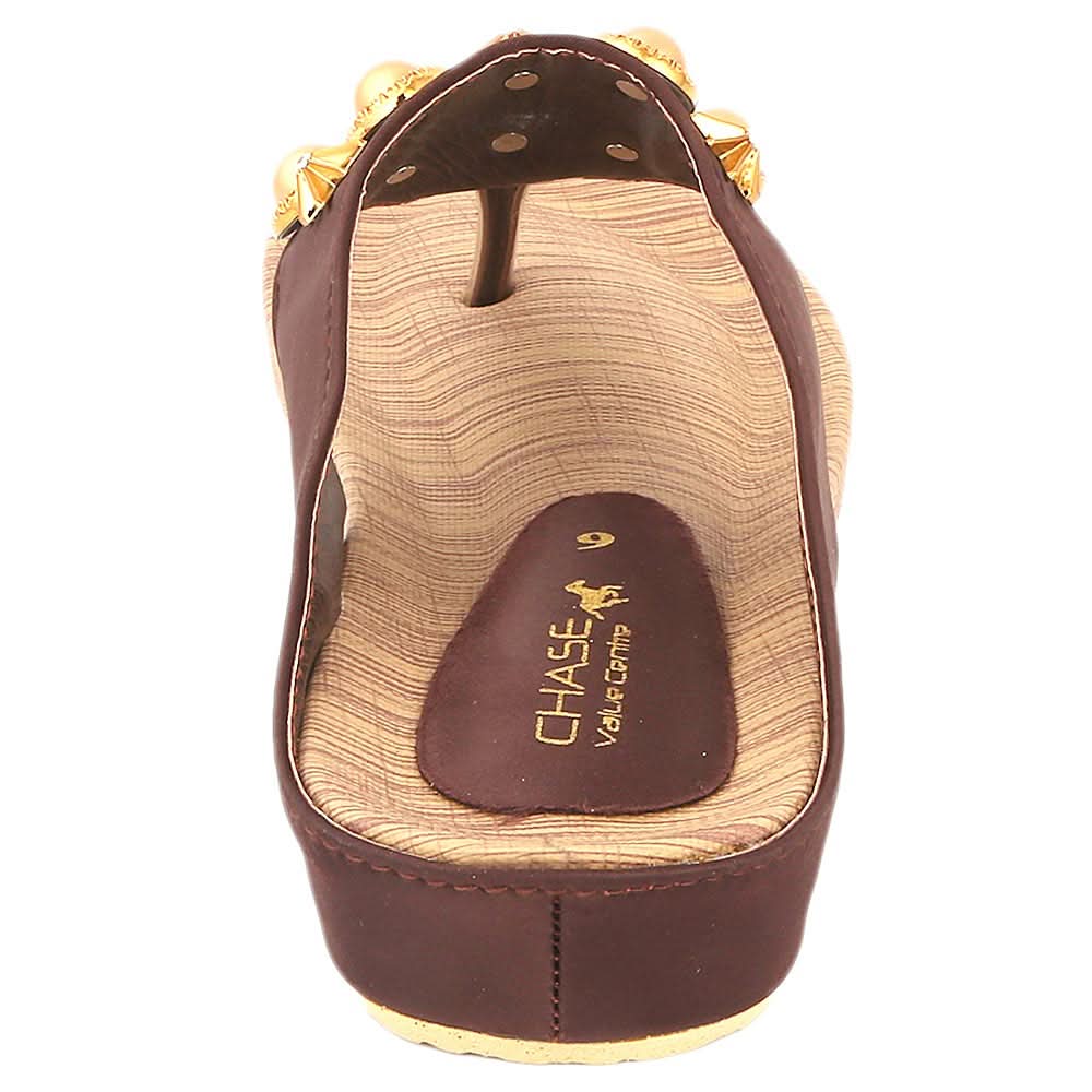 Women's Softy Slipper ( H553 ) - Brown, Women, Slippers, Chase Value, Chase Value