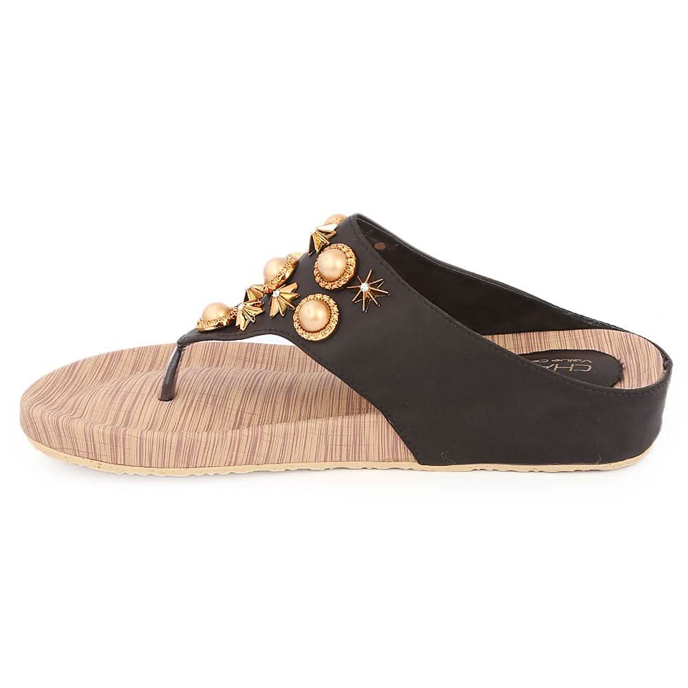 Women's Softy Slipper ( H553 ) - Black, Women, Slippers, Chase Value, Chase Value